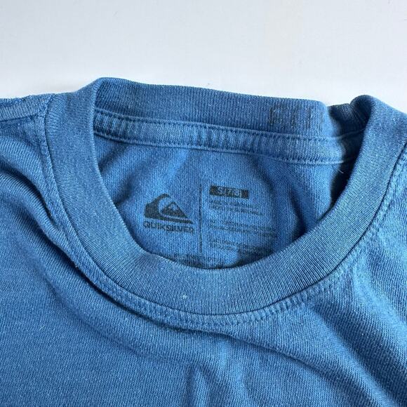 Quiksilver Blue Graphic Short Sleeve Tee - Size Small - Picture 5 of 6